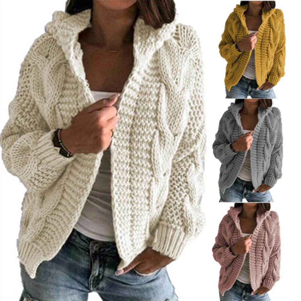 Gebreid vest met capuchon - BLAUW - - 7.50 Gebreid vest met capuchon - BLAUW - - 7.50