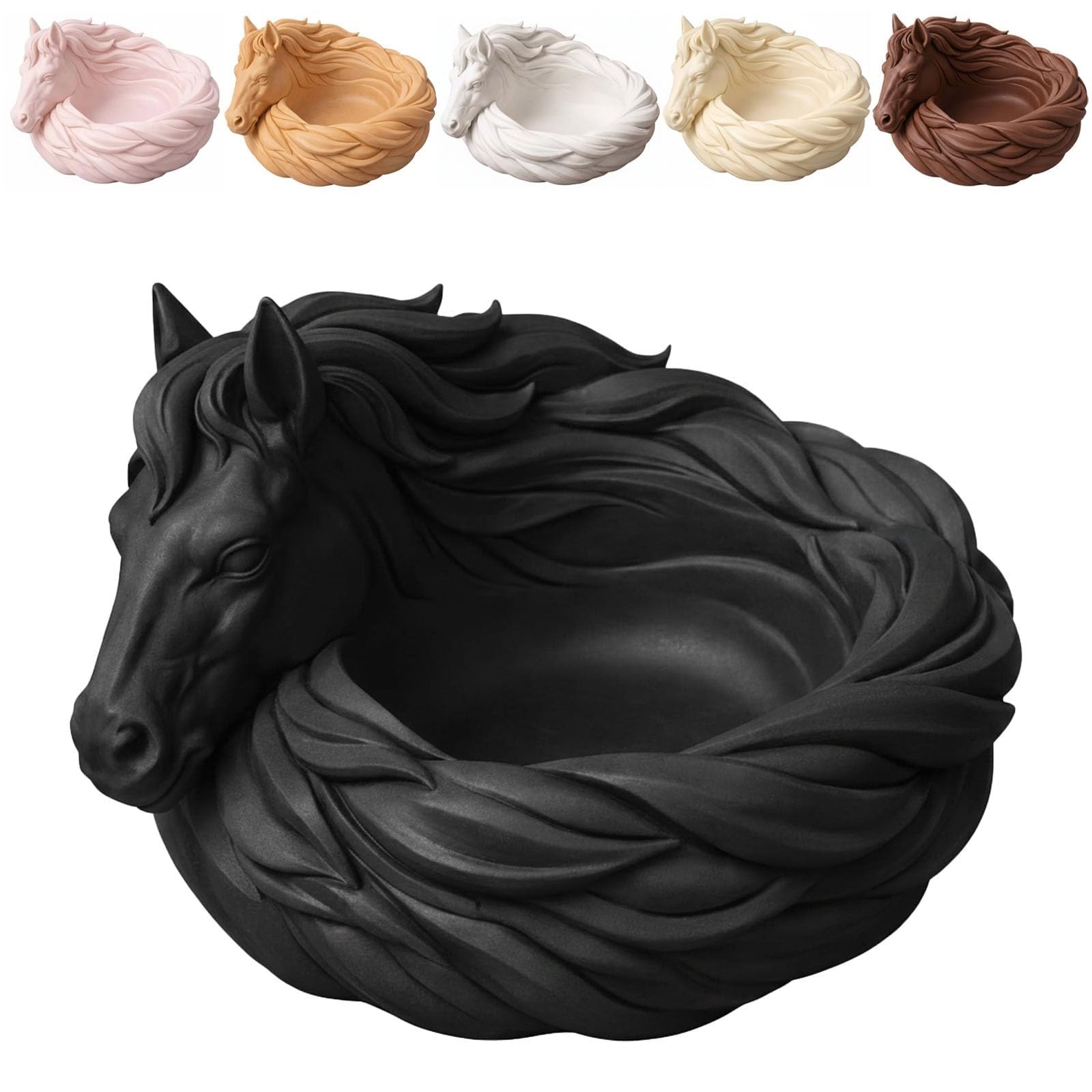 Lsvqzkhf Black Tray Storage Box, Desktop Bowl