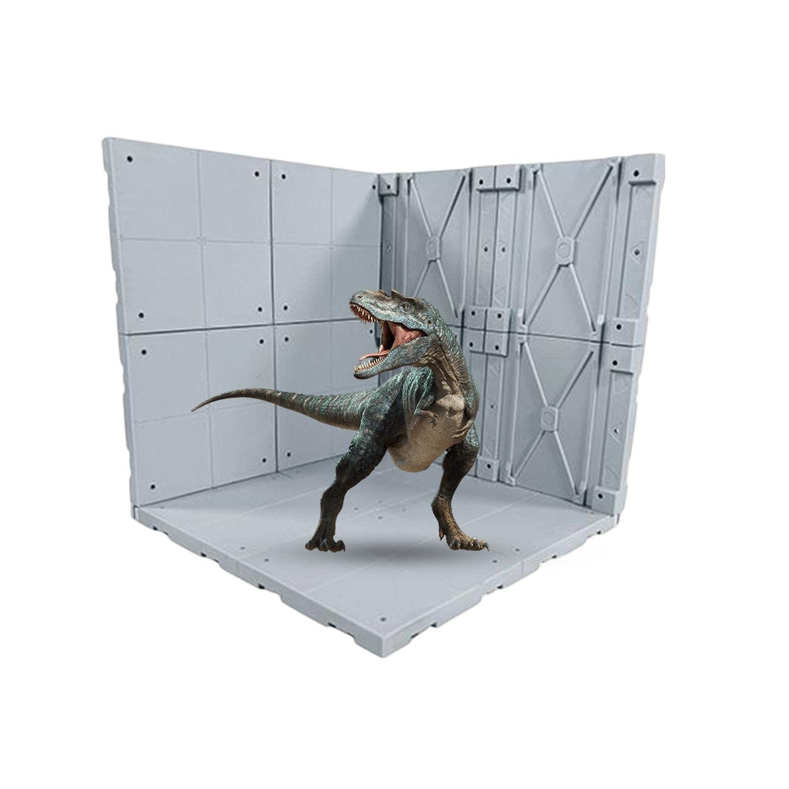 Amazon | 組み立て式アクションフィギュア背景オーガナイザー