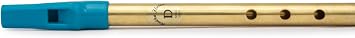 Radhe Flutes Brass Flute Soprano Vertical Blow Scale D Natural