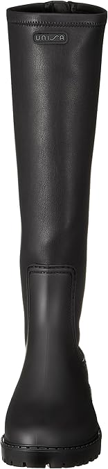 Amazon | [ウニサ] レインブーツ ロングレインブーツ ARLO-WA ブラック