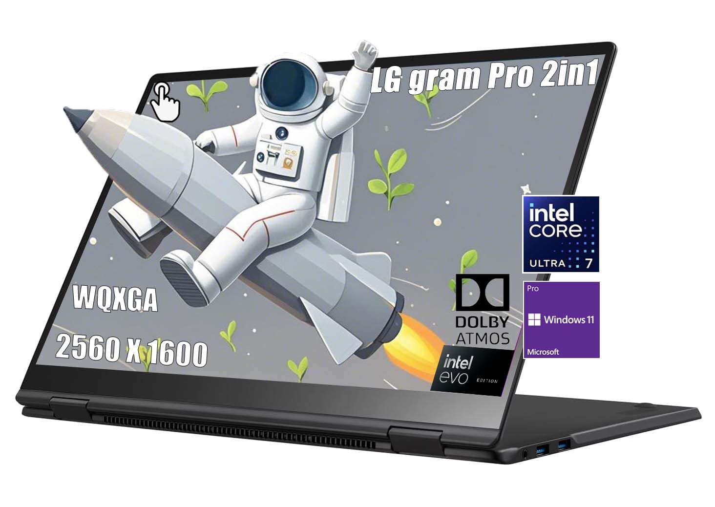 Amazon.com: LG Gram Pro 16 inch 2-in-1 Business Laptop, WQXGA IPS