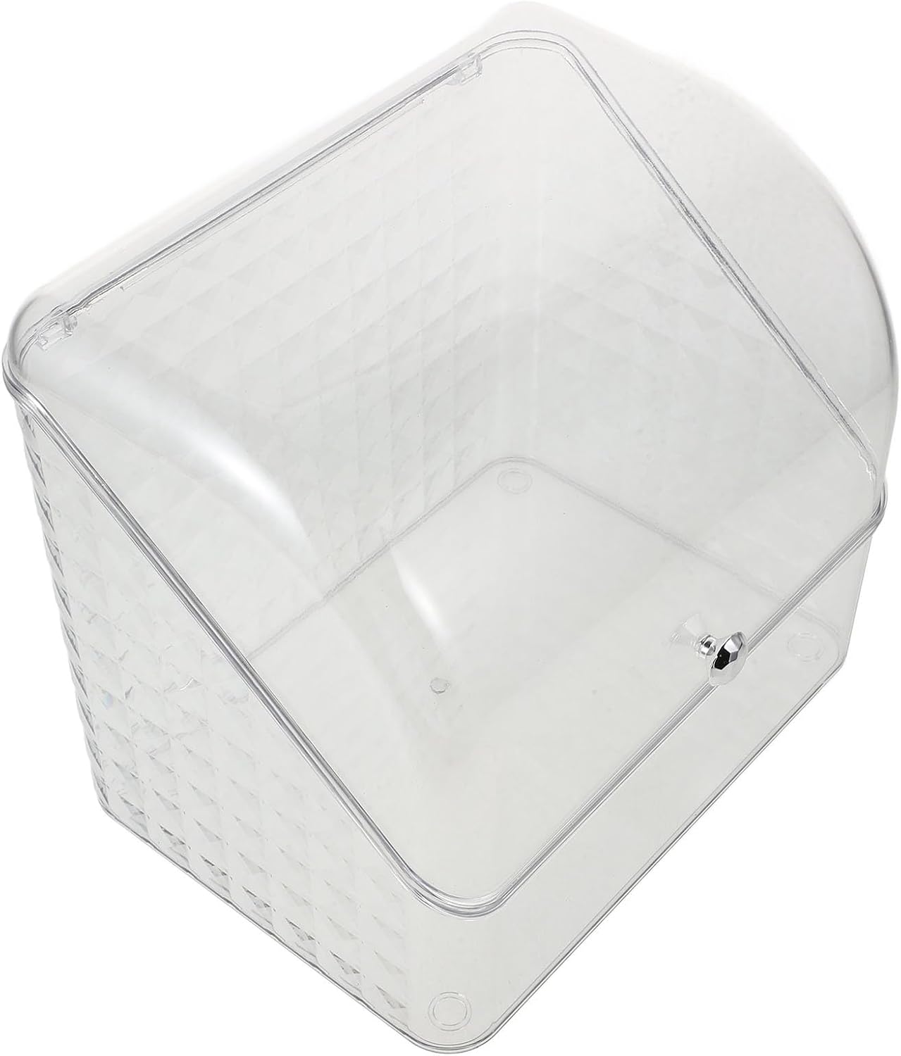 NUOBESTY Makeup Organizer and Skincare Storage Box with Dustproof Lid, Drawer Cosmetic Holder for Vanity Desktop, Bathroom Counter, and Beauty Accessories