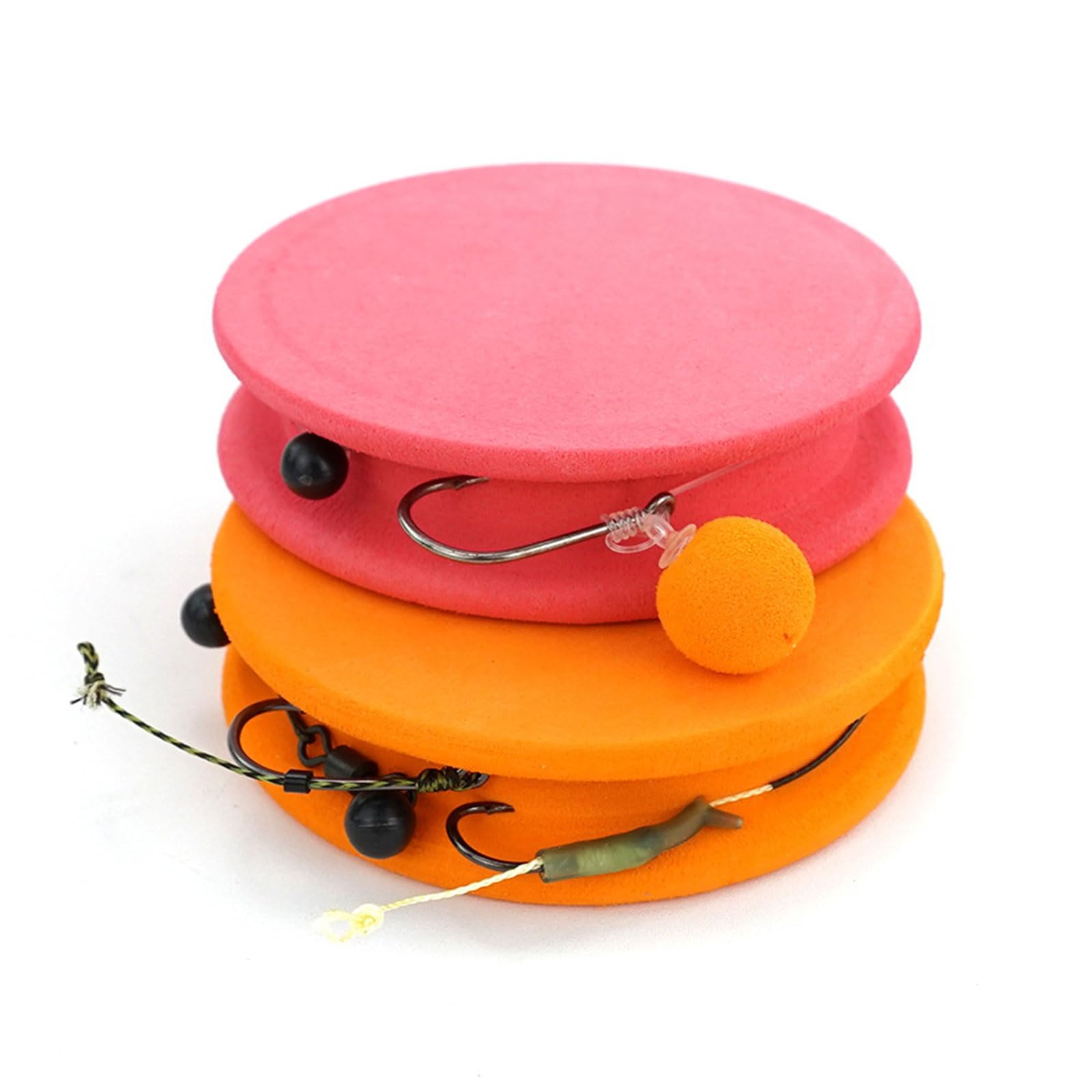 Avejjbaey Lot de 10 bobines de mousse Ligne Guide Fil Bord Ligne torsadée Bord Pêche Enrouleur Crochet