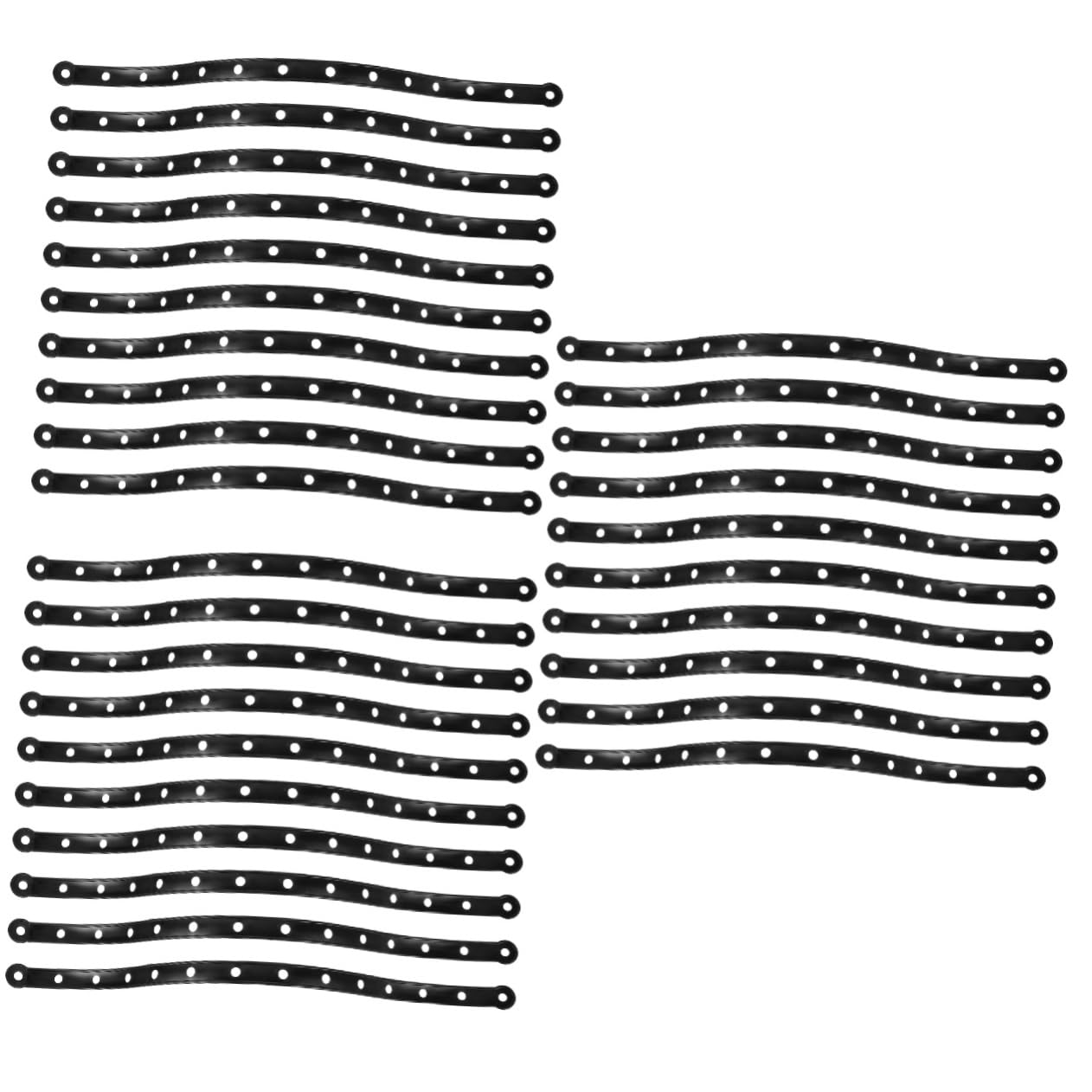 Happyyami 60 Pcs Clothes Hanger Connection Strip Closet Organizer Space Saver Hanger Hooks