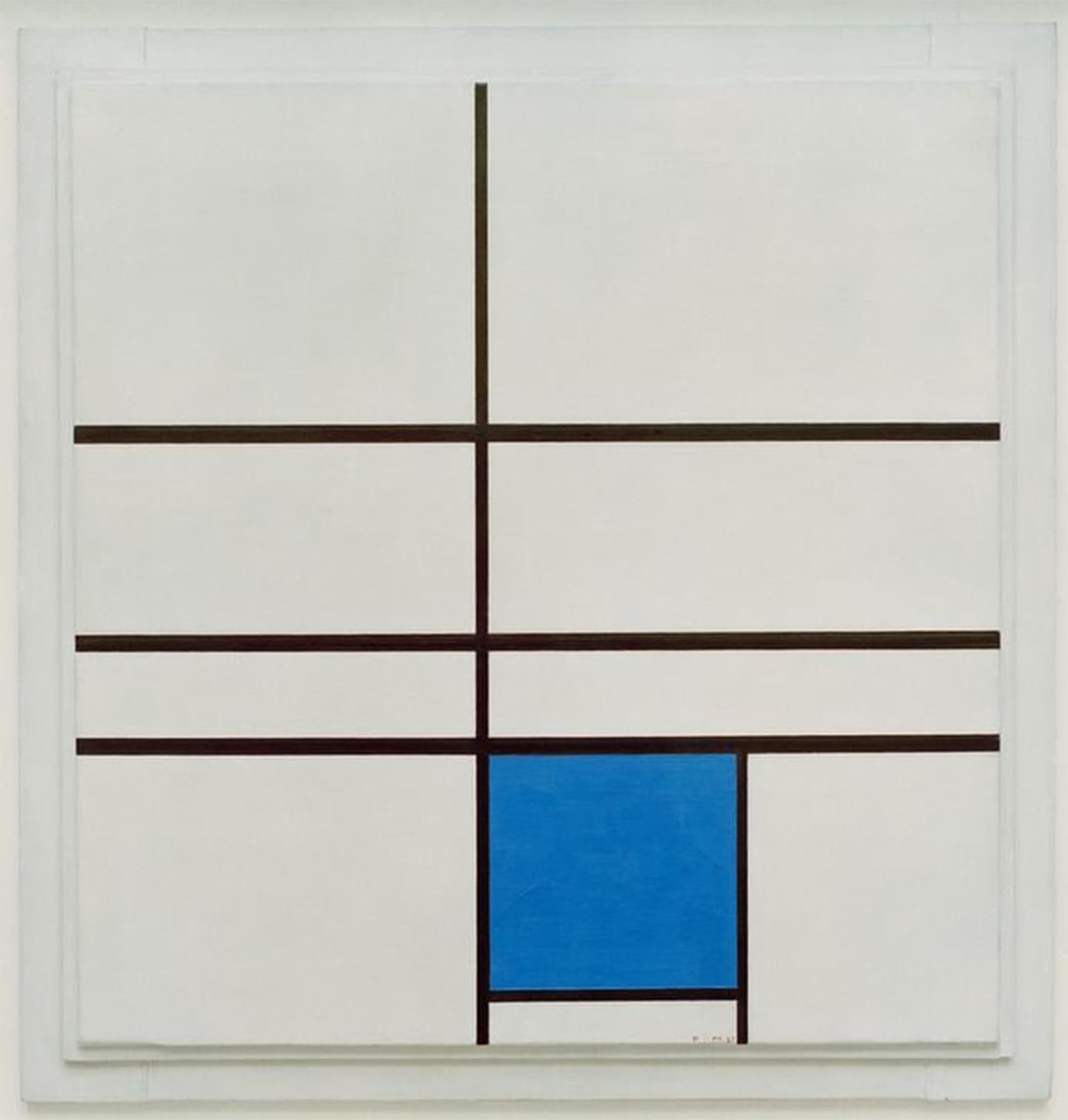 POSTERIIk Vintage Art Print Images Pictures Print Composition Withby Piet Mondrian Modern Colour Posters for Office Home Decor 60x90cm