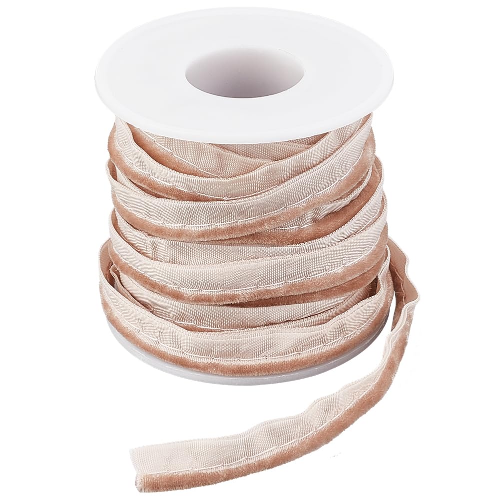 Amazon.com: DELORIGIN 10 Yards Velvet Piping Bias Tape Ribbons 0.4