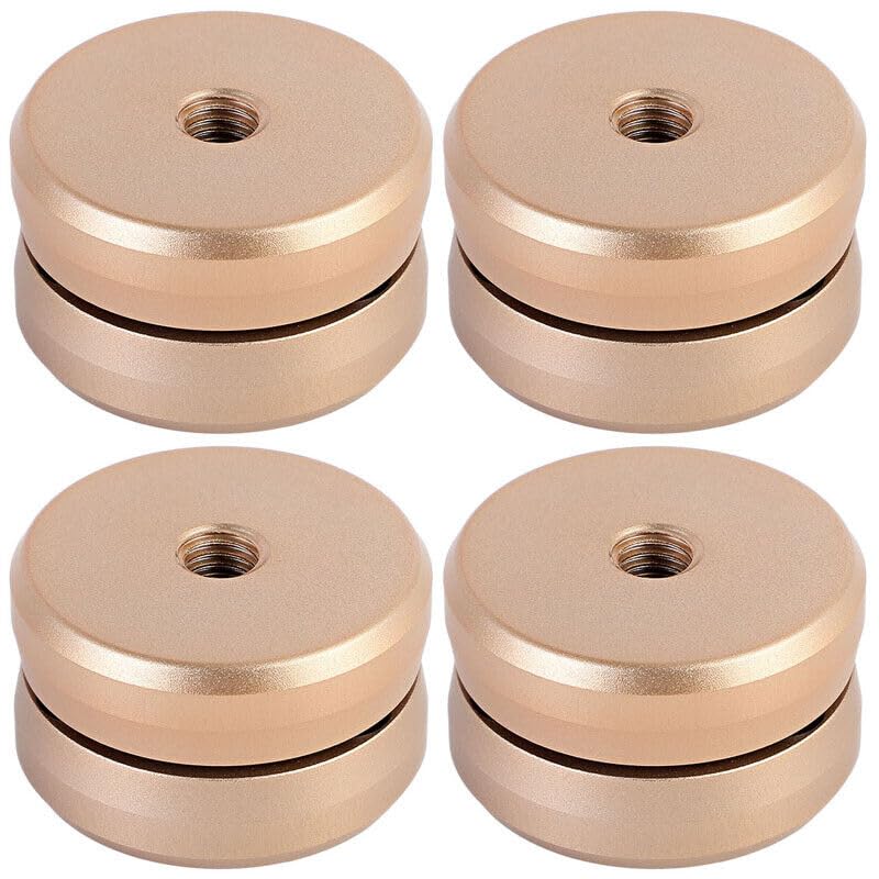Generic 4pcs Aluminum Alloy Speaker Spike Pad Amplifier Ball Shockproof Isolation Stand