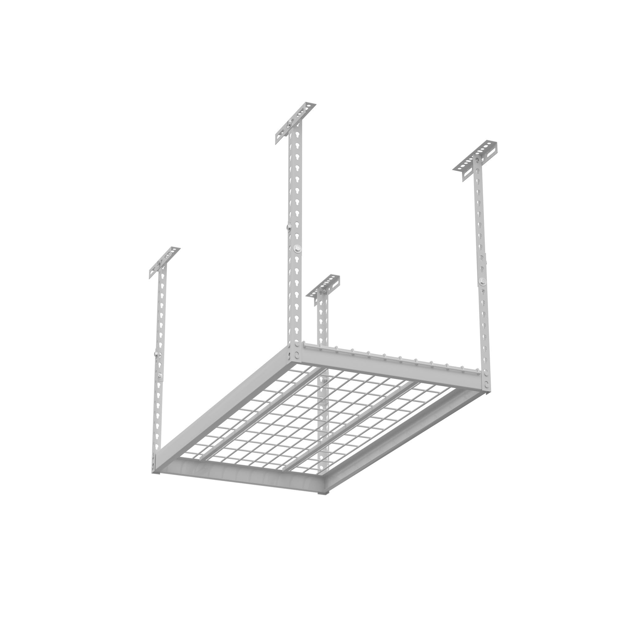 Velano Regal deckenhalterung - Hängeregal Decke - Werkstatt Schrank Metall 60x122 - Reifenregal - Schwerlastregal - Garage - Kellerregal - Lagerregal - Shelf - Regalbrett - Werkstatt Aufhängung Decke