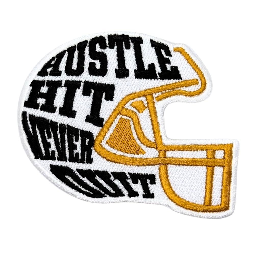 Alter Creations Rugby Fans Decoration Helmet Patch Embroidery American Football Iron On Sew On for Clothing Backpacks Jeans Motorcycle Sew On Custom Jackets Hats Tactical Bags : Arts, Crafts & Sewing