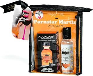KAMA SUTRA Oral Sex Kit Perfect for Date Night Tropical Cocktail Oral Body Topping Flavored Lube KIt Kissable Massage TSA Travel Ready