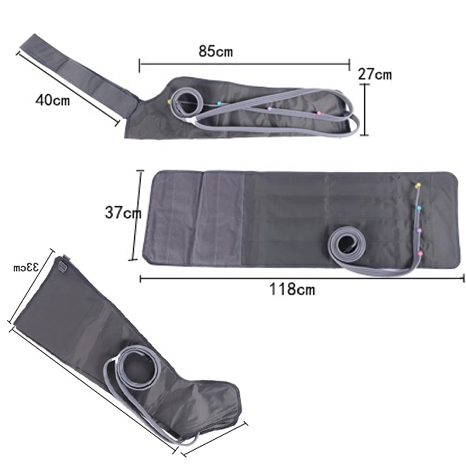 Macchina per massaggiatore a compressione d'aria per macchine per massaggio linfatico delle gambe Rilassa la circolazione sanguigna Avvolgimenti per le gambe Macchina per massaggio ai piedi con funz