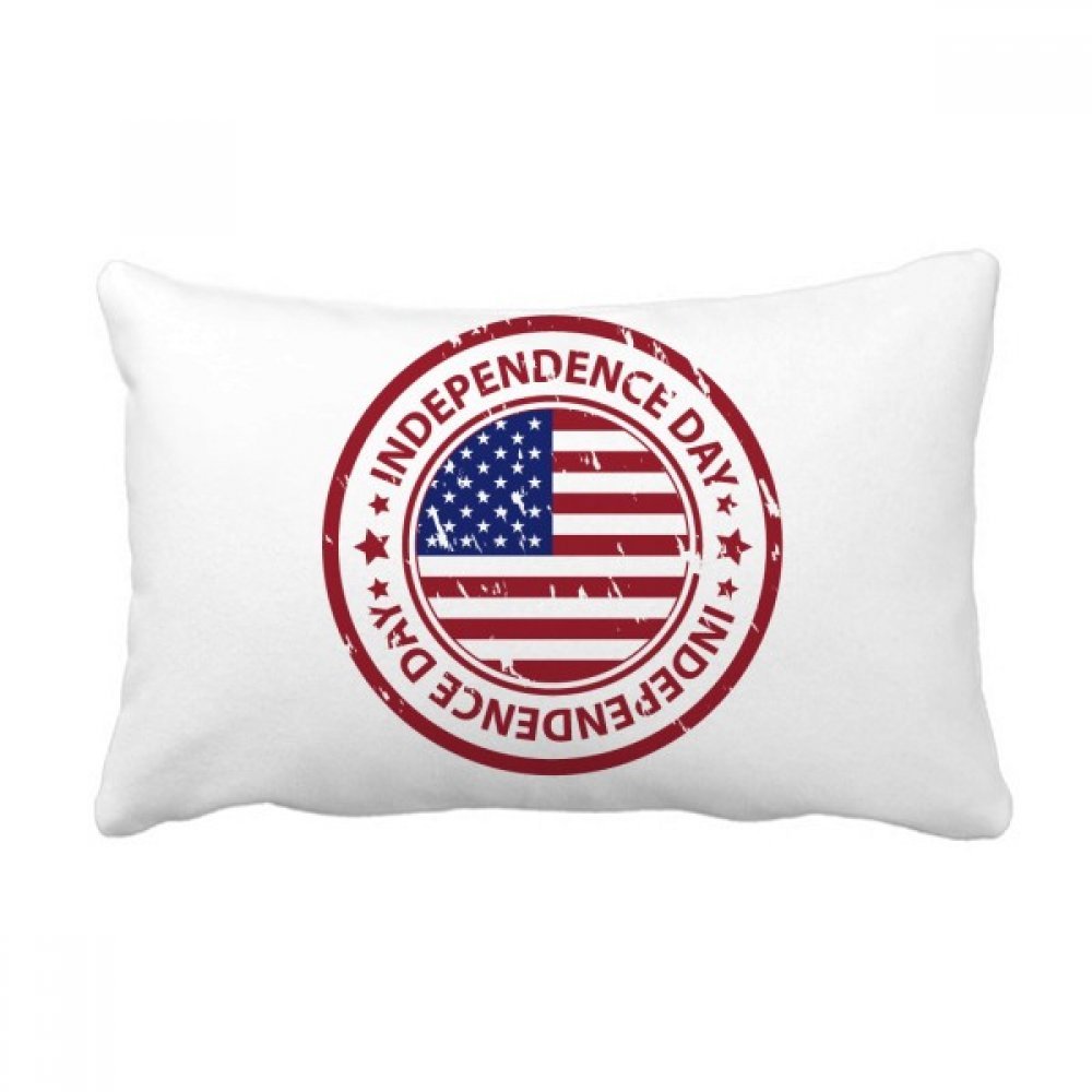 Coussin USA Indépendance Rouge Marcophilie pour habiller votre canapé de salon