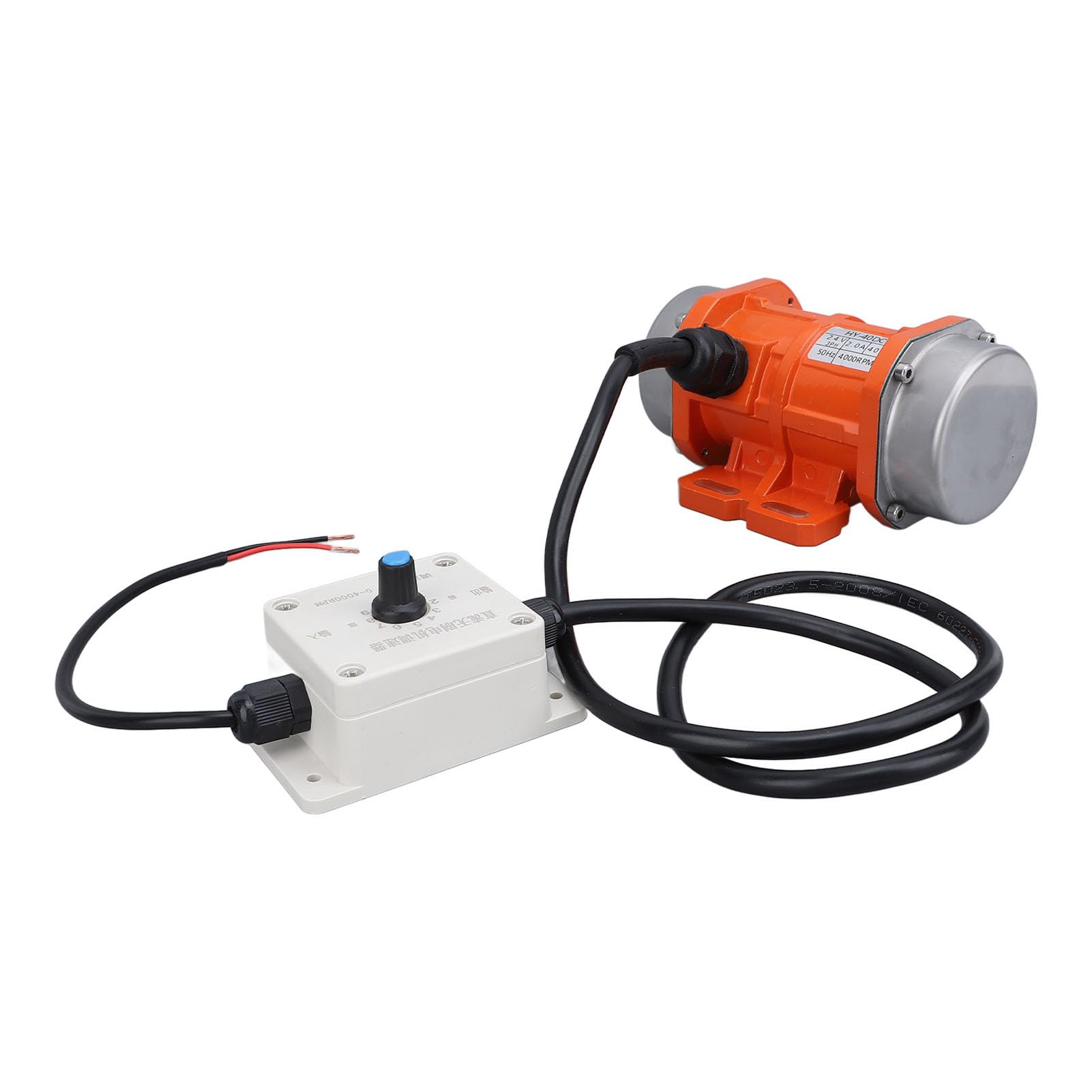 Mini Vibratore per Calcestruzzo Senza Spazzole con velocità Regolabile, Motore di Vibrazione DC24V per Apparecchiature di Verniciatura a Polvere, Dimensioni Compatte e Potenza Elevata (40 W)