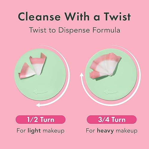 Miniatura 6 de Rael Removedor de maquillaje, bálsamo limpiador Miracle Clear  Bálsamo removedor de maquillaje Twist-Up con salvado de arroz y aceites de jojoba,