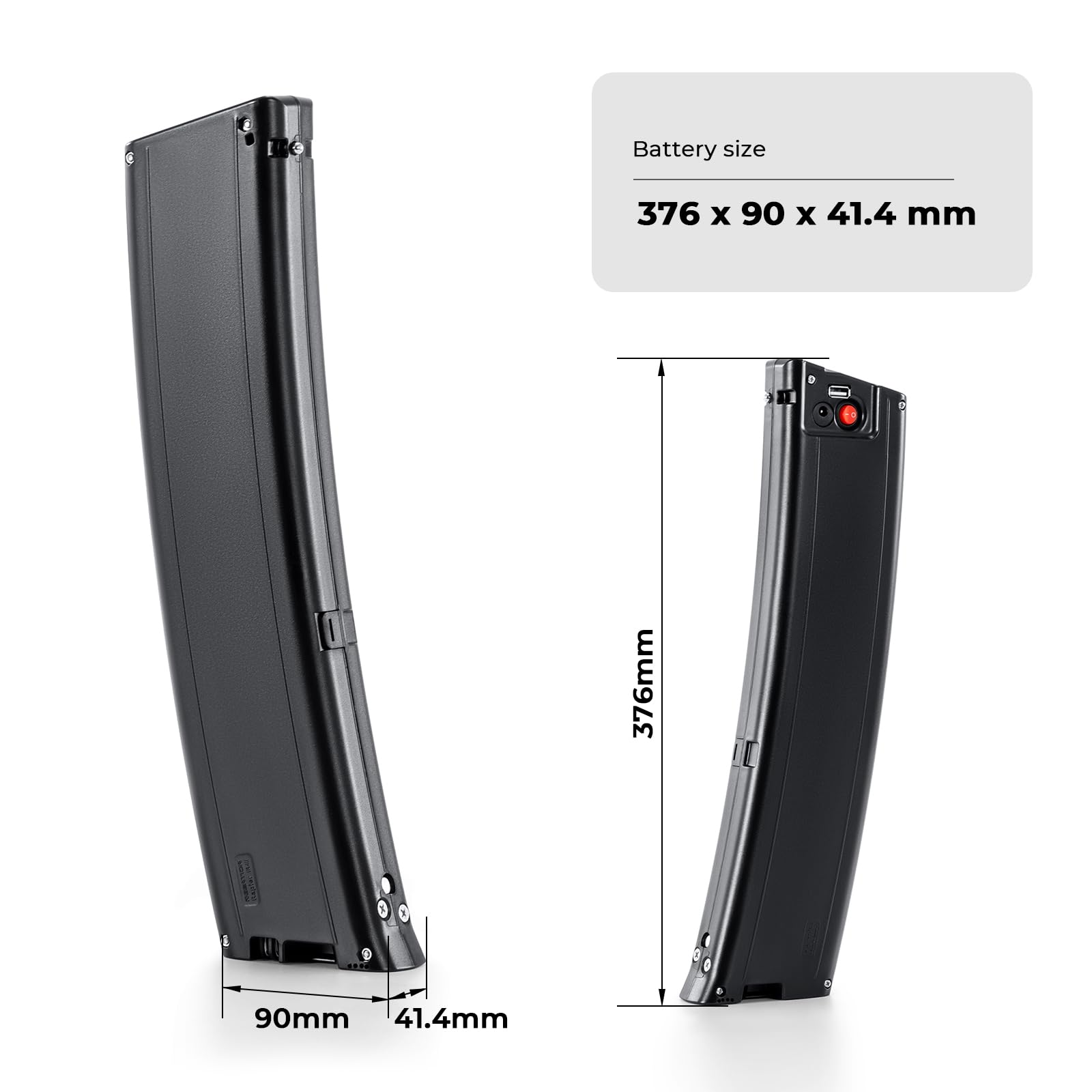 SEASON E-Bike Akku 36V 10,5Ah (388Wh) Batterie 36v Lithium Li-Ion Ersatzakku für Faltendes Elektrofahrrad Reention Rapier IR-III