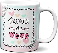 Caneca Da Vovó Presente Fofo Feliz Dia Dos Avós (Branca)