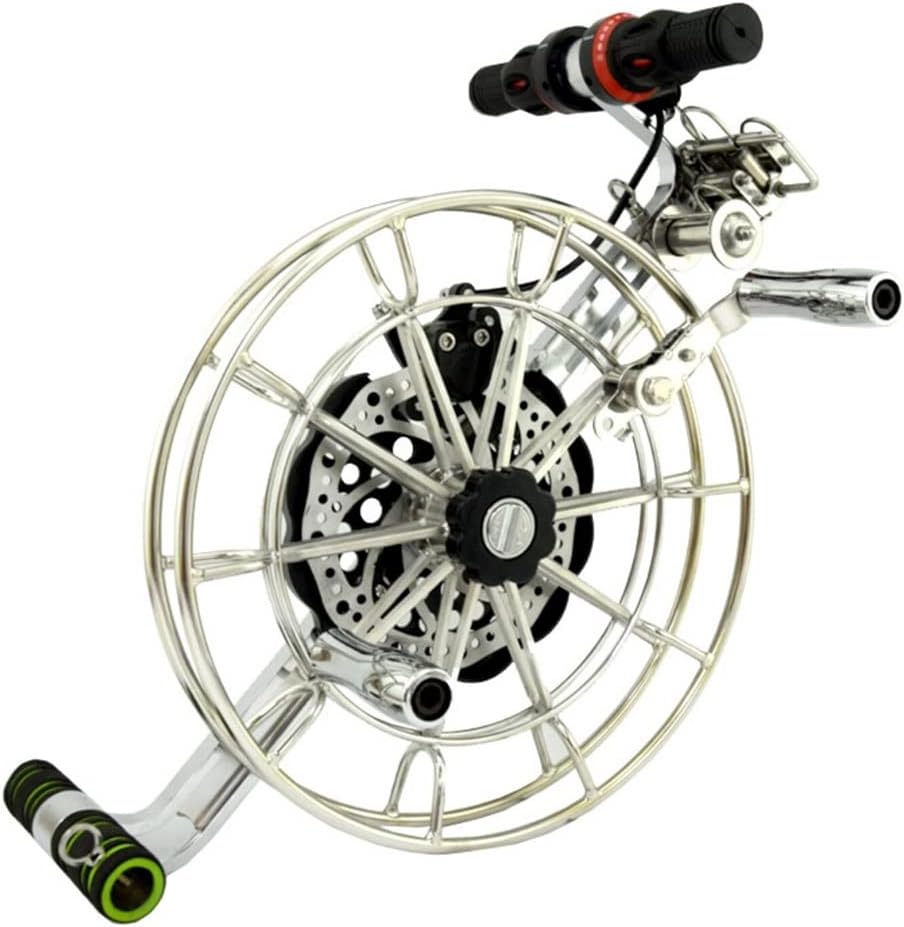 Magnesium Alloy Kite Strap Wheel, Disc Brake Anti-Reverse, Suitable for Large Kite Reels Line Winder,Outdoor String Spool with Lock,Durable Flying Line Accessories(Black)