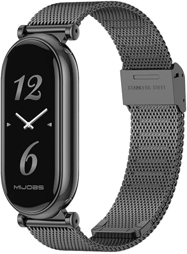 Miniatura 19 de MIJOBS Correa para Xiaomi Mi Band 10/9/8, Correa de Reemplazo Transpirable para Mi Fit Band 9, Correas de SmartWatch, Pulsera de Pulsera