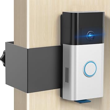 Anti-Theft Video Doorbell Mount Compatible with Ring, No-Drill Ring Camera Bracket Adjustable Easily Install Doorbell Mount for Apartment, Houses, Businesses, Not for Security Door