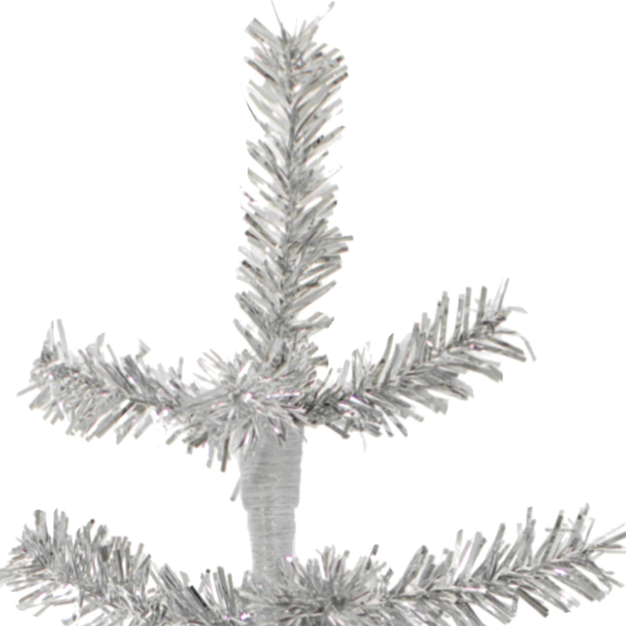 Sapin De Noël Vintage En Aluminium 55 Ou 140 Cm - Argenté - Années 80 Ukraine