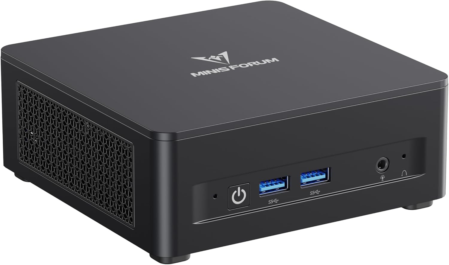 MINISFORUM Mini PC UM760 Slim, AMD Ryzen 5 7640HS Processor(6C/12T, Up to 5.0GHz), 16GB DDR5 RAM & 1TB PCIe 4.0 SSD Mini Computer, Support 8K@60Hz HDMI 2.1/USB4 Output, WIFI6E/BT5.3/Auto Power On