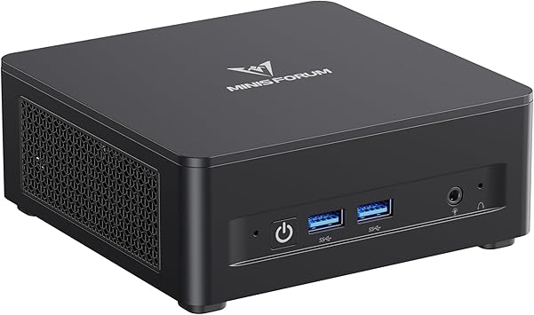 MINISFORUM Mini PC UM760 Slim, AMD Ryzen 5 7640HS Processor6C/12T, Up to 5.0GHz, 16GB DDR5 RAM & 1TB PCIe 4.0 SSD Mini Computer, Support 8K@60Hz HDMI 2.1/USB4 Output, WIFI6E/BT5.3/Auto Power On