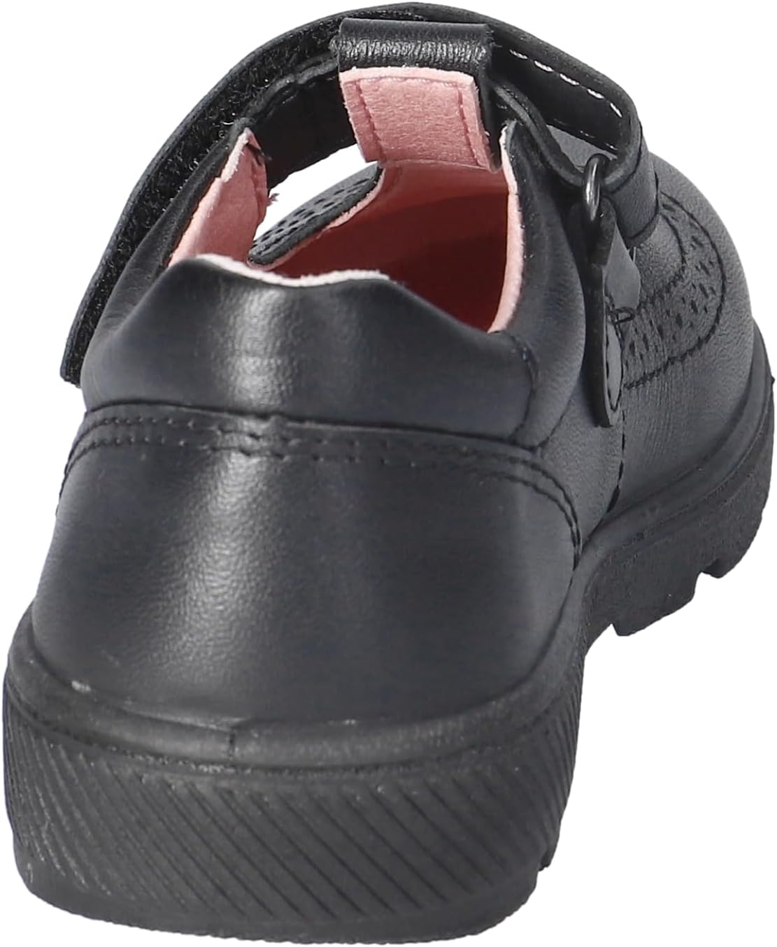 RICOSTA Amanda T-Bar Shoes Black Microfibre Lining Shock-Absorbing PU Sole Medium Width