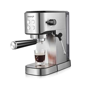 Aeomjk エスプレッソマシン 本体 Amazon | Aeomjk Espresso Machineコーヒーメーカー, 20 Bar
