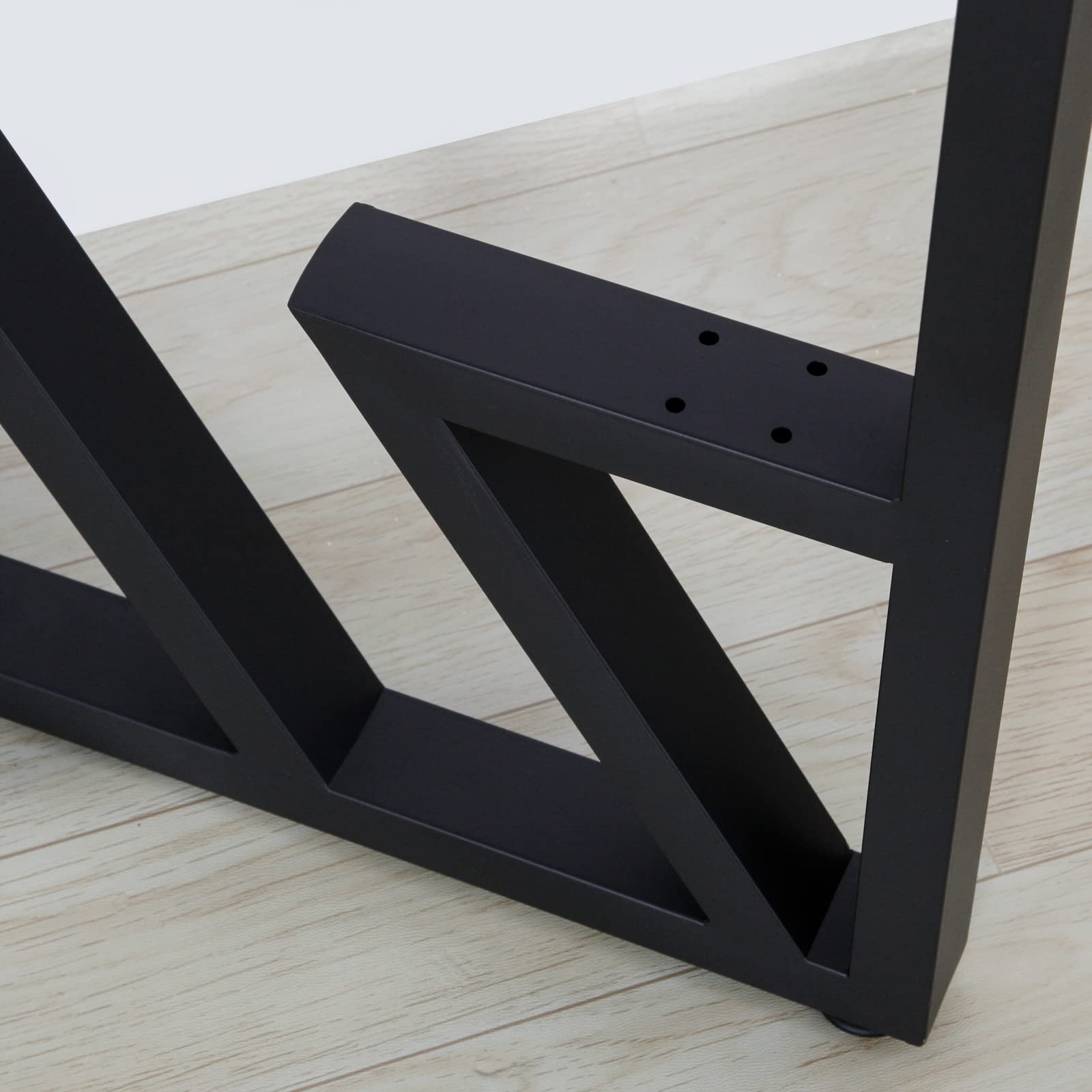 SSS Furniture Metal Furniture Legs Table Legs H28 x W24 Inch Black