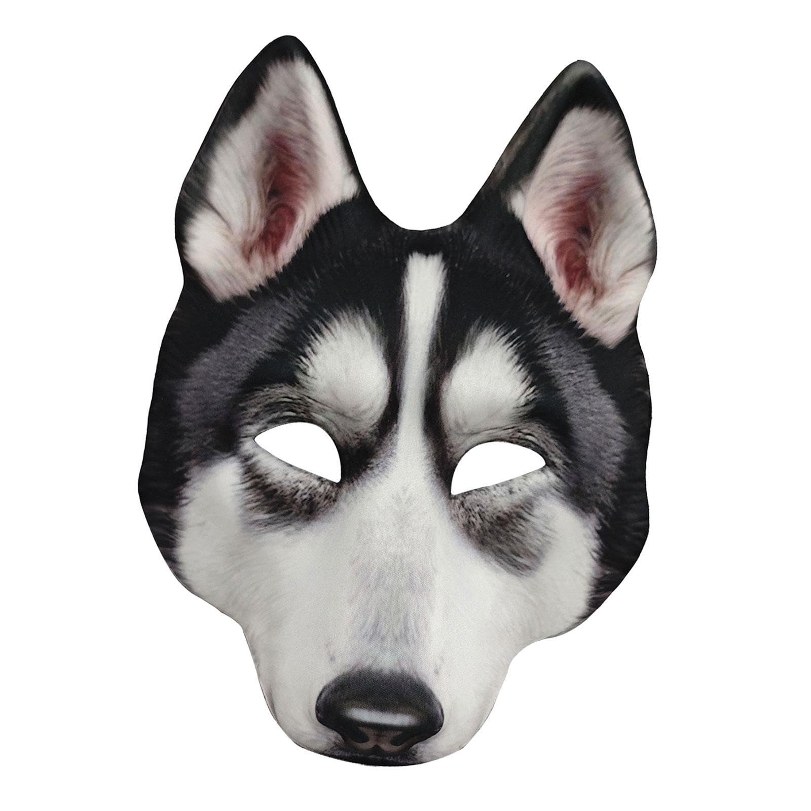 Husky Dog Mask 3D Animal Mask for Drama Performance Masquerade Proms |Clothing, Shoes & Accessories | Costumes, Reenactment, Theater | Accessories | Masks & Eye Masks-picture-16