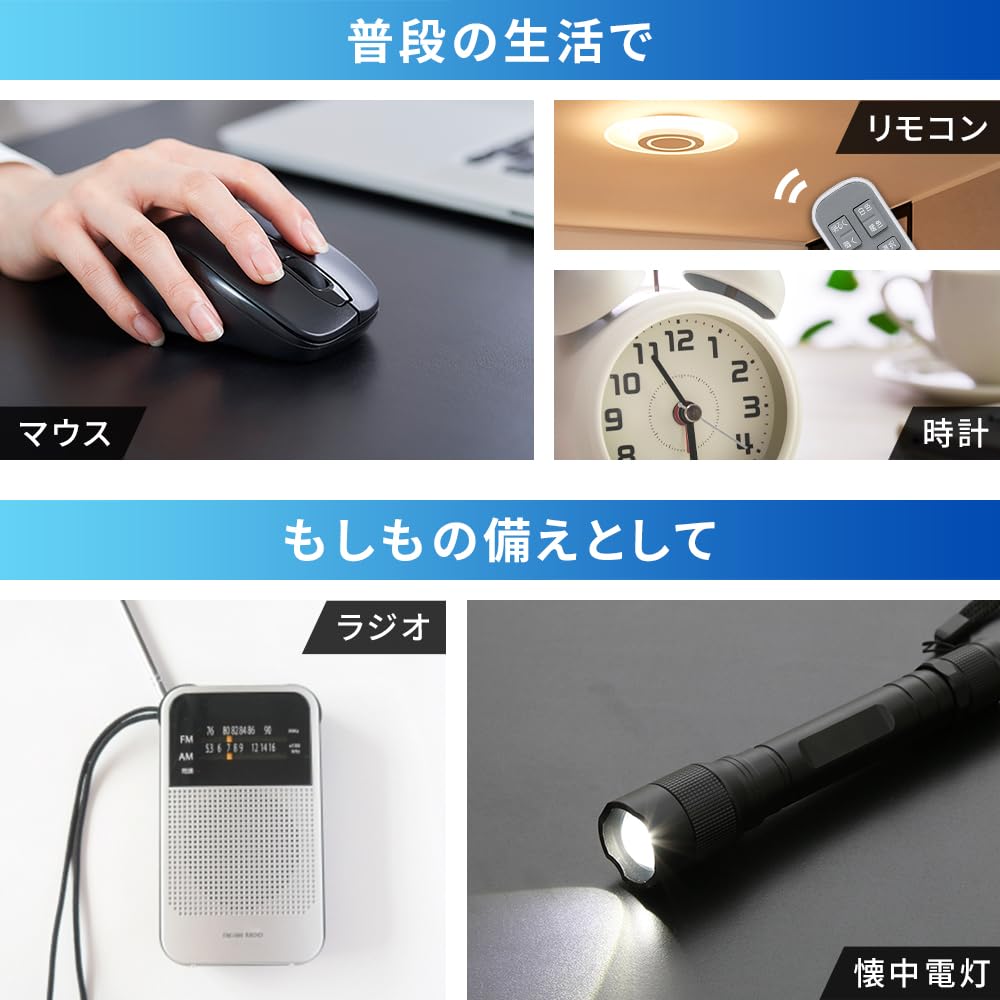 アイリスオーヤマ 乾電池 単4電池 100本入り 使用推奨期限5年 BIGCAPA basic α アルカリ乾電池 単4形×100本セット LR03Bba/100SET - 4