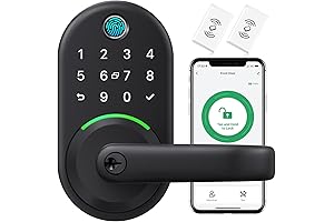 Yamiry Fingerprint Lock - Smart Door Handle Lock with Keypad