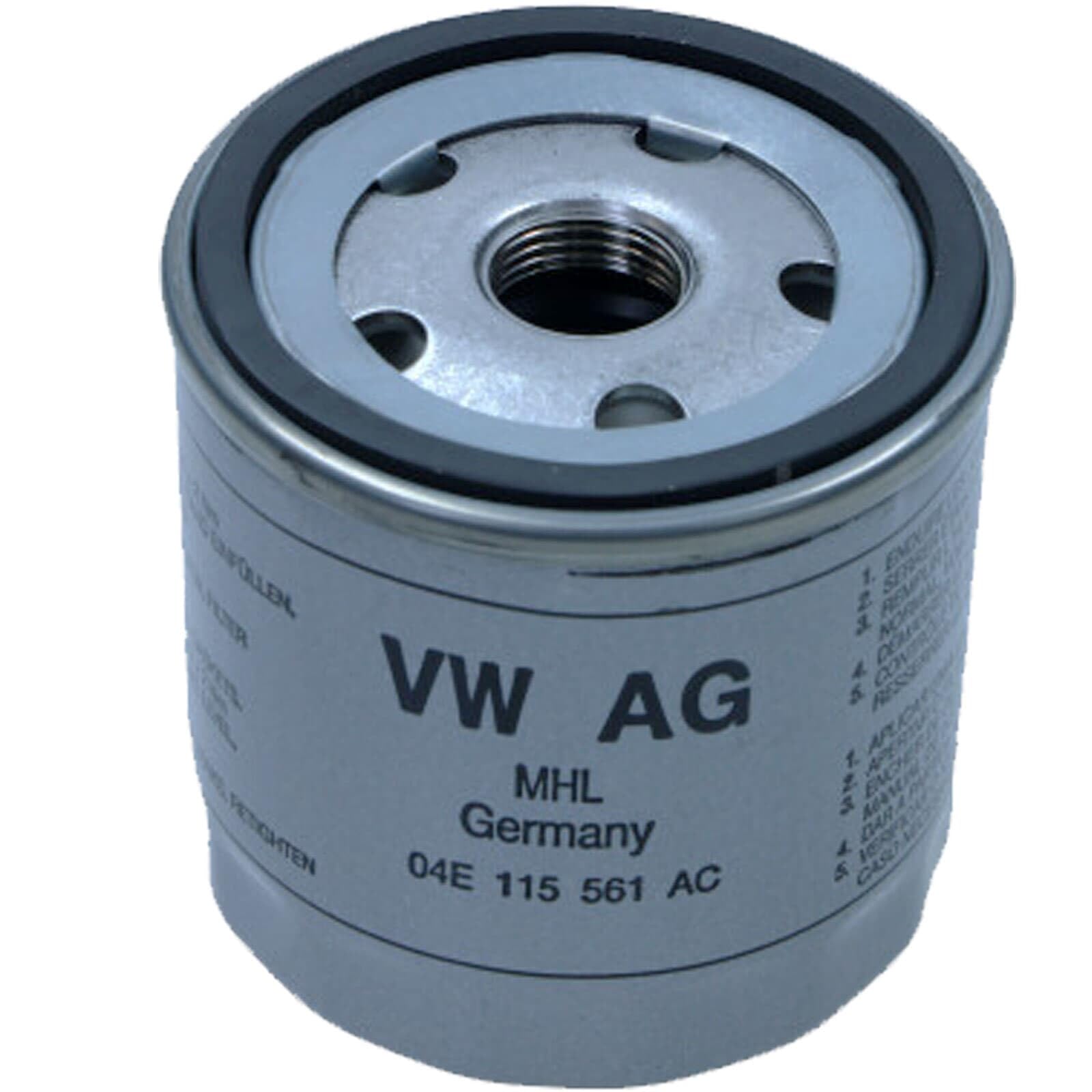 Ölfilter+0W30 Motoröl | 04E115561AC+Ölablassschraube+Ölzettel 0W30 passend für A3 8V Caddy Golf 7/8 Polo 6R Up