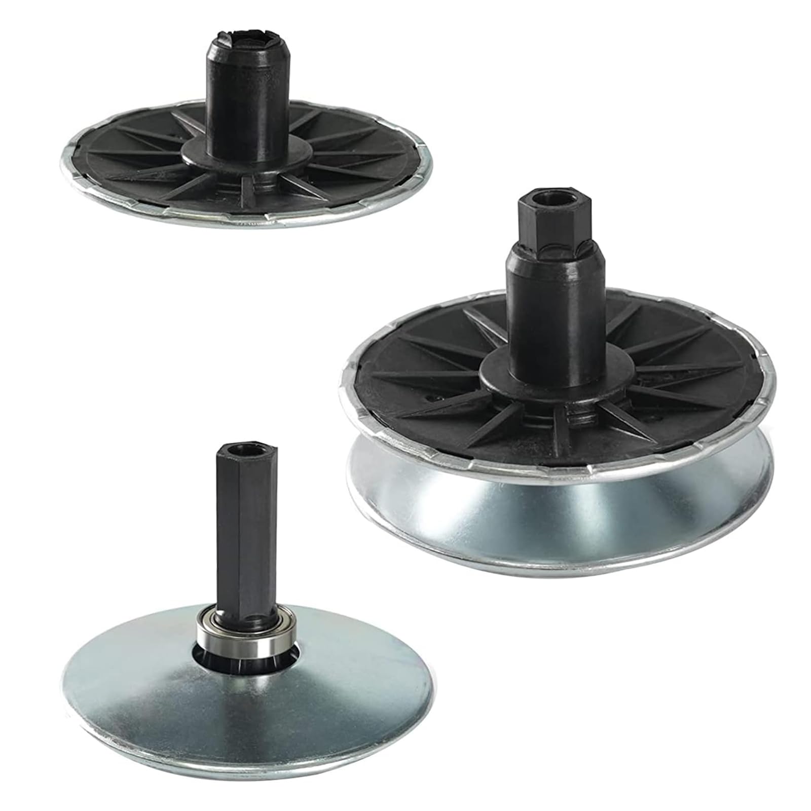 Jazuaiao Pulley Replacement Set Variators Pulley Set Greensward Tractors Belt for RT400 E100 Series Greensward Tractors Secondary Sheave