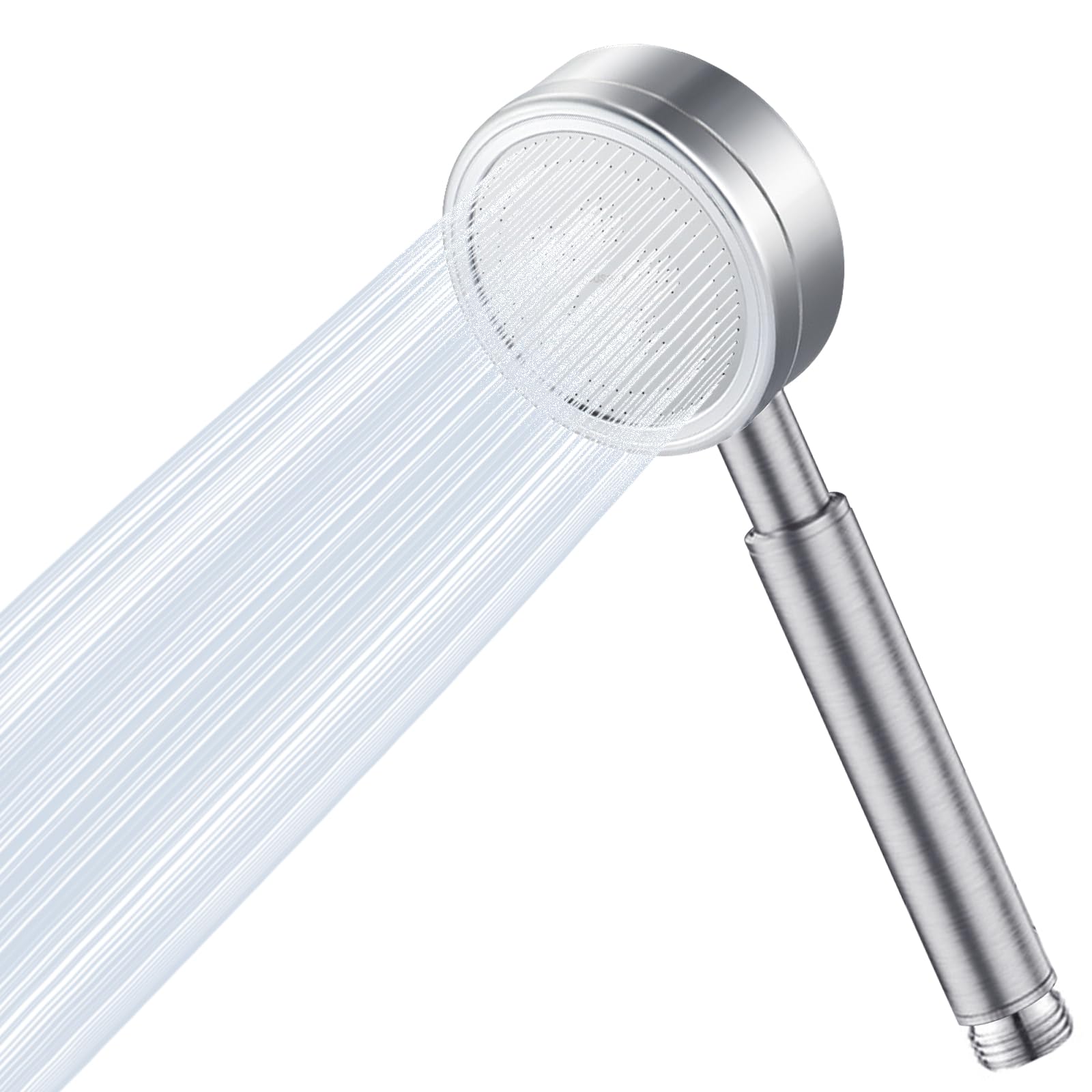 Shower Head (200+ Water Outlet 304 Stainless Steel) High Pressure Design, Powerful Shower Head for Low Water Pressure