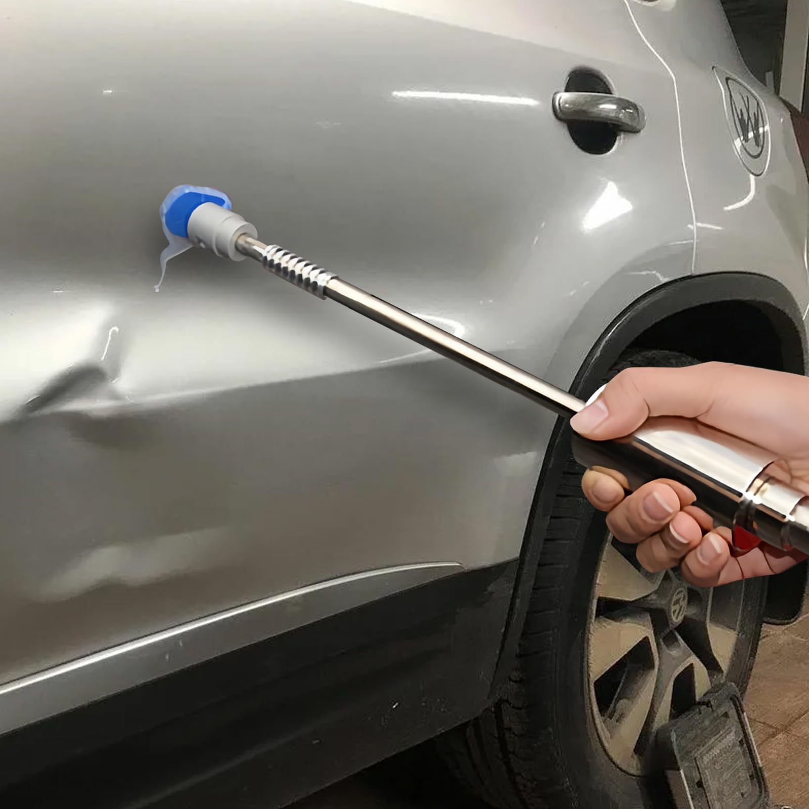 Auto Dellen Reparatur Set, Ausbeulwerkzeug Dellenzieher Lackfreies Dellen Reparaturset für Fahrzeug Metalloberflächen-Dellenentfernung