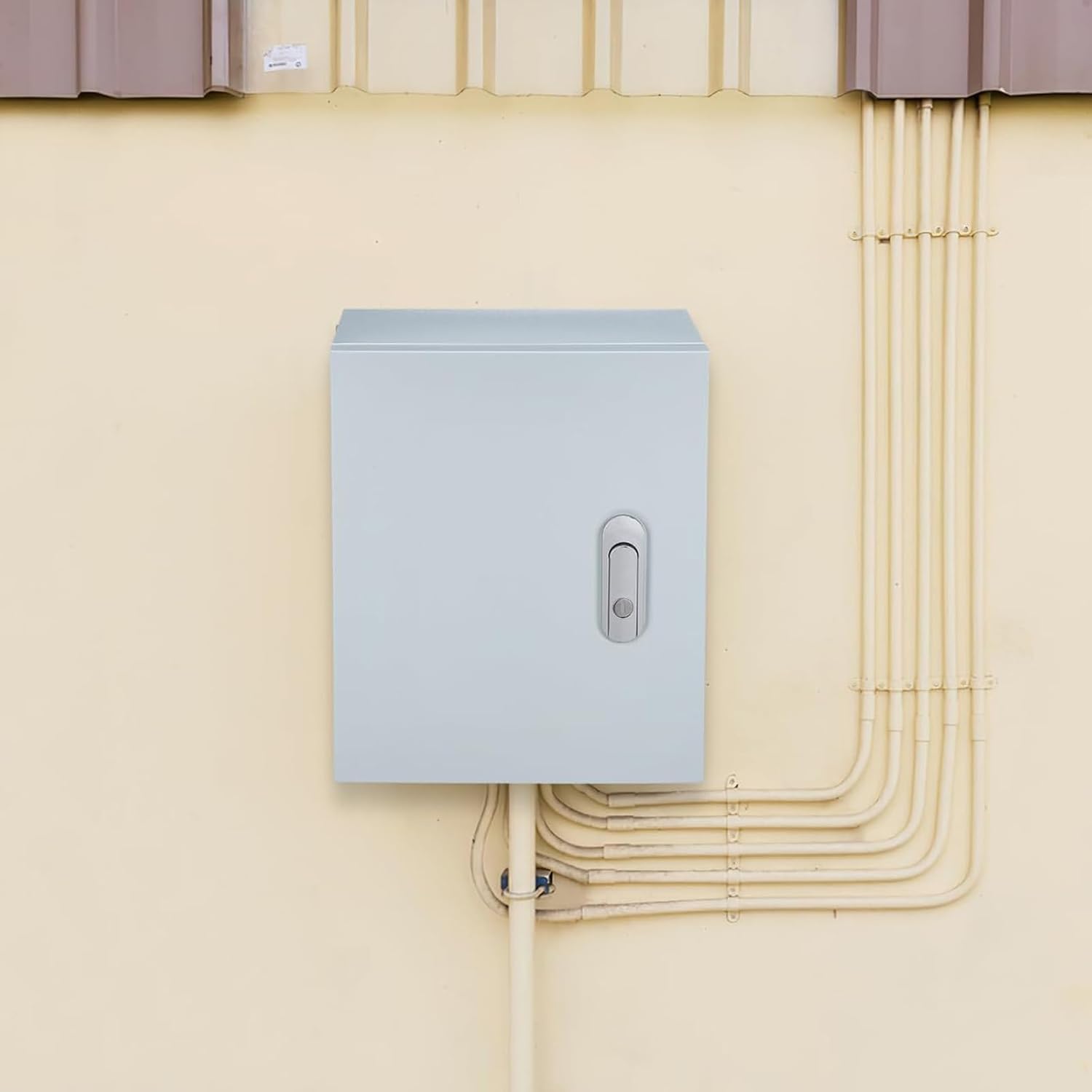 Steel Electrical Junction Box, Outdoor Electrical Box, Wall Mounted Waterproof & Dustproof Metal Box, for Indoor and Outdoor Projects(300x250x150mm)