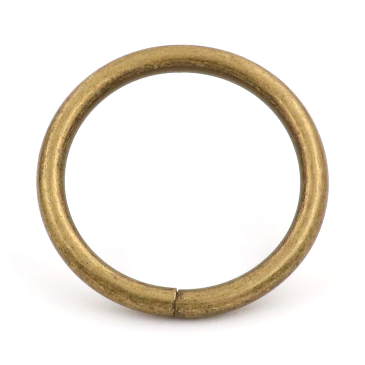 BIKICOCO 1-1/4'' Metal O-Ring Buckle Connector Round Loops Non Welded for Bags Webbing Purse and Belt Straps Bronze, Pack of 20 - Image 4