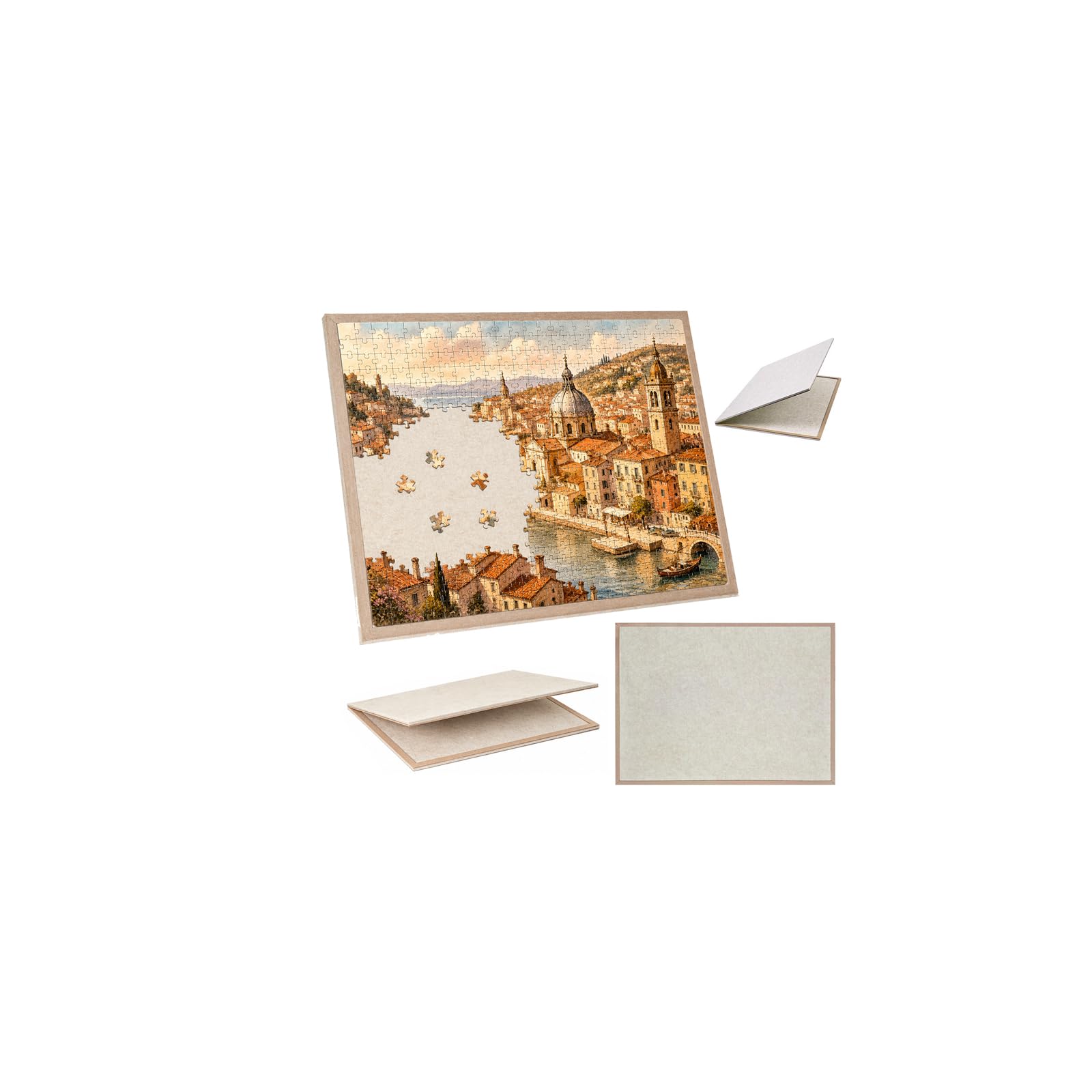 Puzzle Board for 1000 Pieces,Foldable Jigsaw Puzzle Board 23.6" x 31.5"
