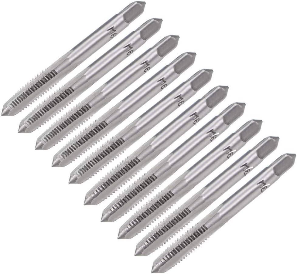 Metric Hand Tap M6 Thread 1 Step 3 Flutes Straight 5 Pairs HSS