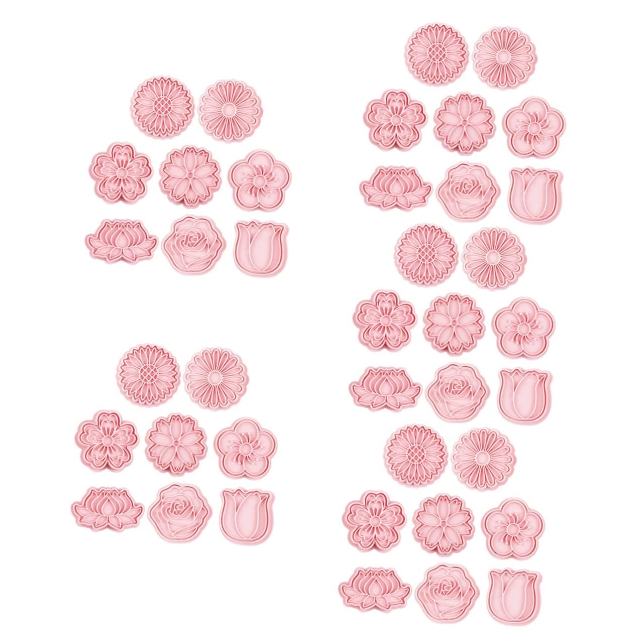 TOPBATHY 5 Juegos Molde De Galletas Tridimensional 3d Moldes Galleta En Forma De Estrella Molde De Pastel Galleta De Diploma Estampador Para Hornear Páginas Rosa 8 Uds * 5