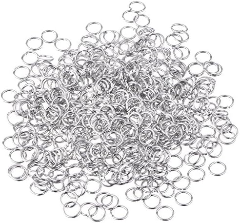 925 Sterling Silber Geschlossen JUMP RINGS 3mm, 4mm, 5mm, 6mm, 7mm, 8mm - Schmuckherstellung - Großhandel Jumpring 18k Vergoldet 22 Gau SB112