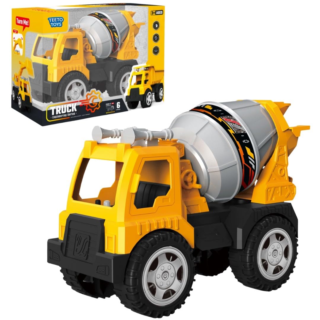 Cement Mixer Toy Construction Truck - Toy Car - Toys for Boys