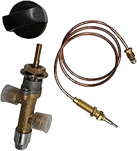 HCNCKPMPTG(売店) Válvula de Seguridad de Control de la válvula de Seguridad de la válvula de la Llama de la Llama Válvula del Calentador de Gas for el termopar y la Perilla Piezas de Herramientas