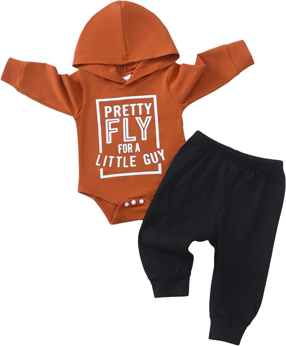 Baby Boy Clothes Newborn Boy Outfits Infant Letter Print Long Sleeve Romper Hoodies Pants Fall Winter Outfits