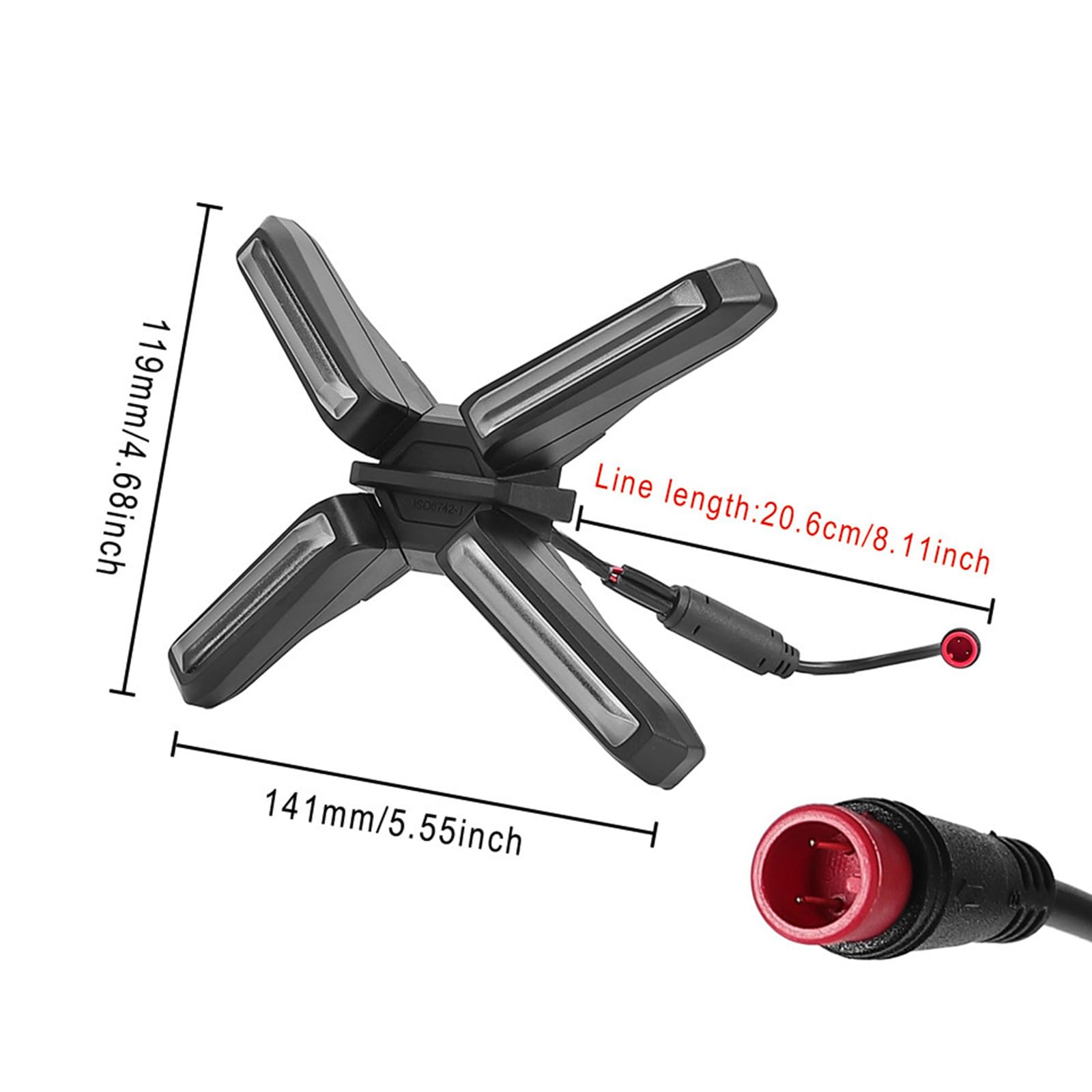 Phares étanches pour trottinettes électriques - Lumière LED lumineuse - Pour améliorer les réglages automatiques de la luminosité