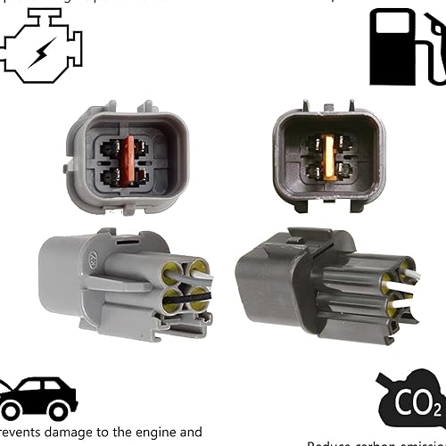 Miniatura 5 de Dropwater 1 par de sensores de oxígeno O2 ascendentes y descendentes de repuesto para Mitsubishi 2001 2002 2003 2004 2005 2006 Montero 3.5L 3.8L,