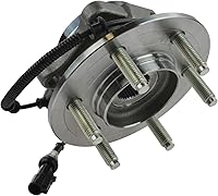 Vista 5 de Conjunto de rodamiento de rueda y buje TRQ para parte trasera izquierda y derecha, 2 piezas, compatible con Ford Expedition 2007-2010 y Lincoln