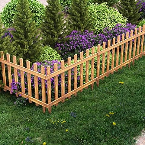 Clôtures de Jardin en Bois [en.casa] Cover